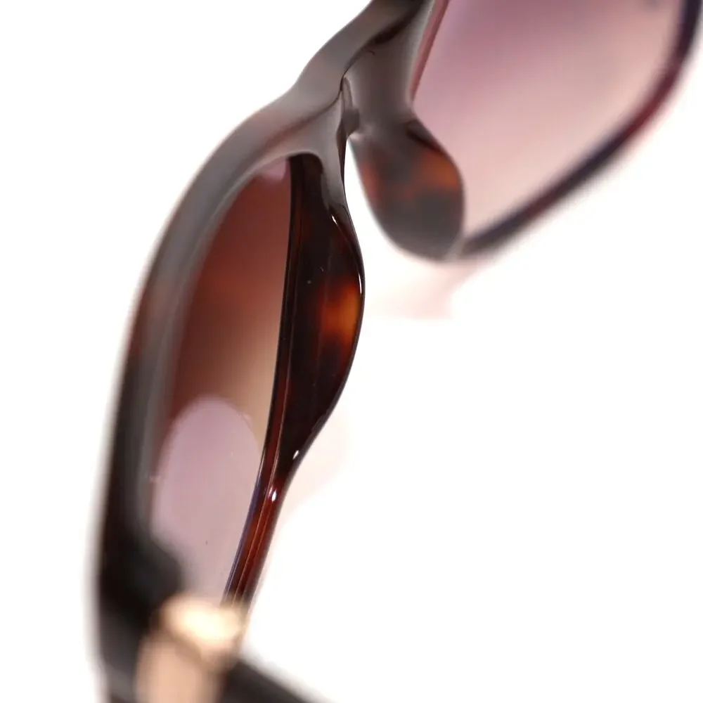 Montblanc Rectangle Men's Designer Sunglasses - Dark Brown Havana/Brown - NWT